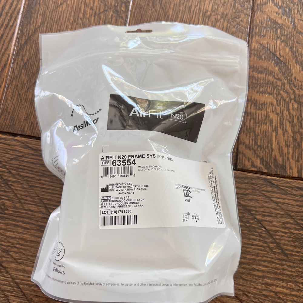 New Replacement ResMed 63554 AirFit N20 Frame System For Her SML SMALL - Sealed